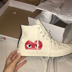 cdg converse high size 11